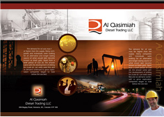 Brochure designed by India Web Designers for diesel trading company based in Middle East