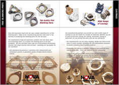 Brochure designing For Canada - Nova Bearings